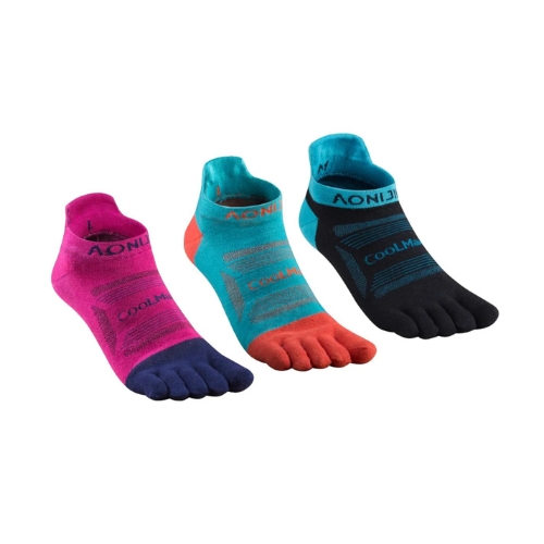 Aonijie Medias Cortas 5 Dedos Running Pack x3 E4801